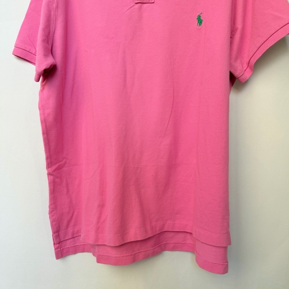 NWOT Ralph Lauren Bright Pink Polo Shirt, Custom Fit XL - Picture 5 of 7